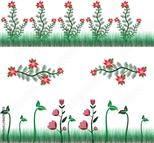 Fototapeta Spring Vector Illustration