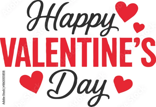 Obraz Modern Valentine Greeting