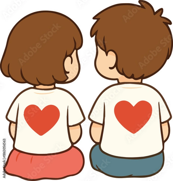 Obraz Hearts on Our Sleeves