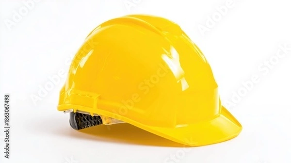 Fototapeta Yellow Construction Hard Hat