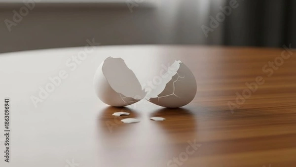 Obraz Broken eggshell