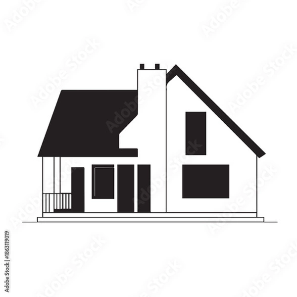 Obraz house icon vector