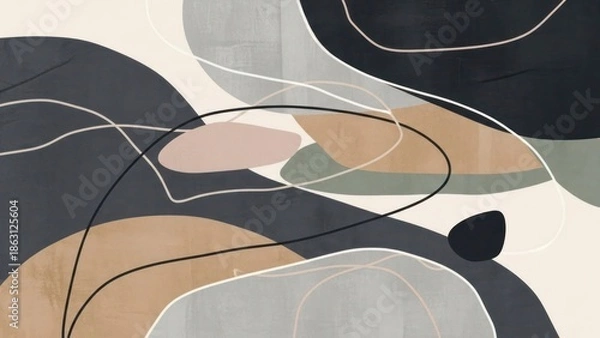 Fototapeta Abstract shapes