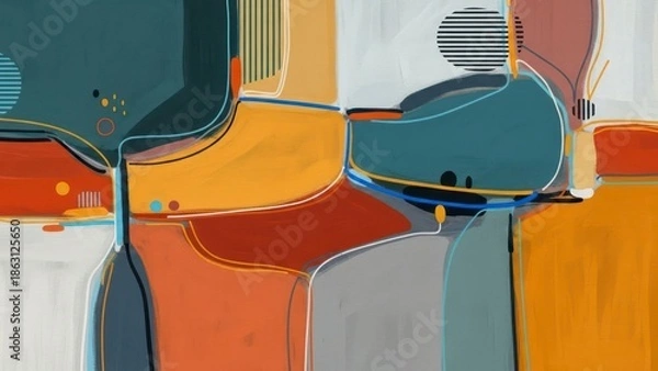 Fototapeta Abstract shapes