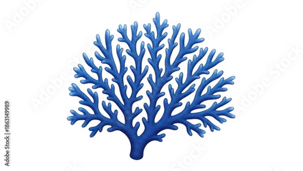 Obraz Blue coral tree