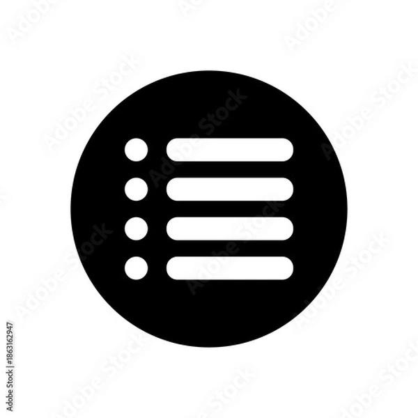 Obraz Menu Icon for User Interface Navigation