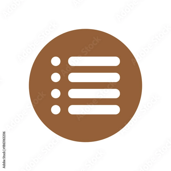 Obraz Menu Icon for User Interface Navigation