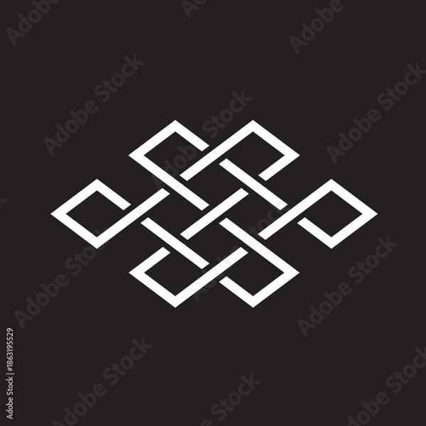 Obraz 家紋　宝結び