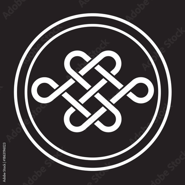 Obraz 家紋　宝結び