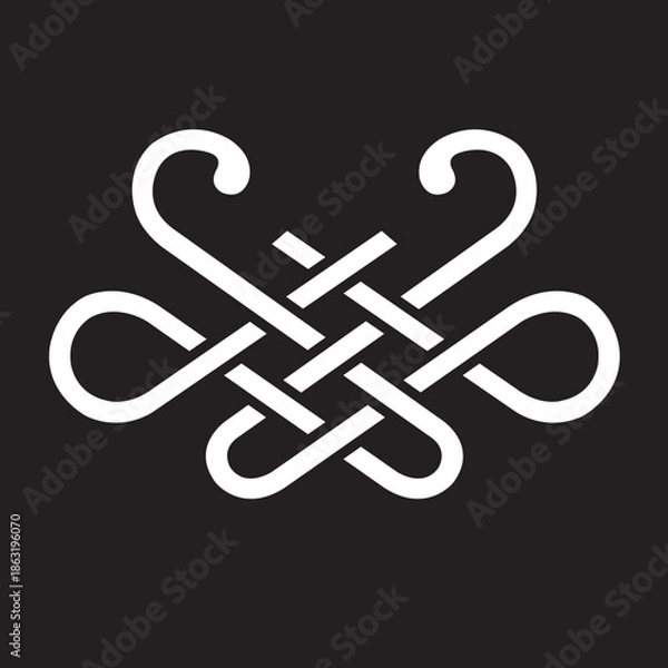 Obraz 家紋　宝結び