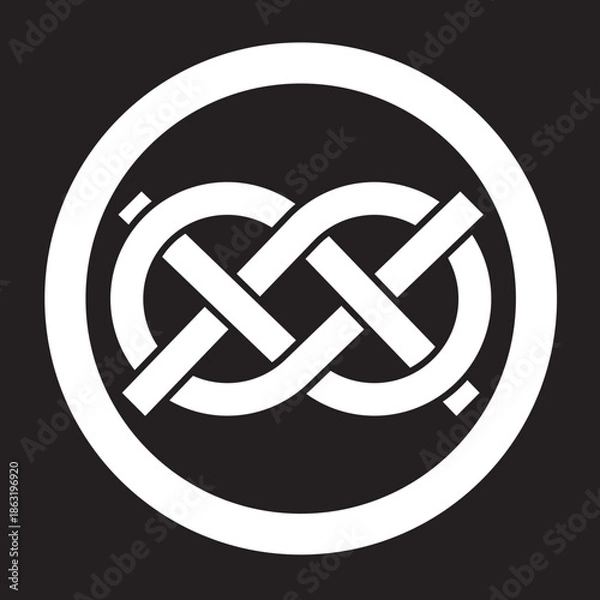 Obraz 家紋　宝結び