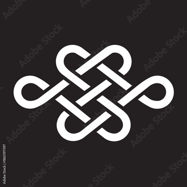 Obraz 家紋　宝結び