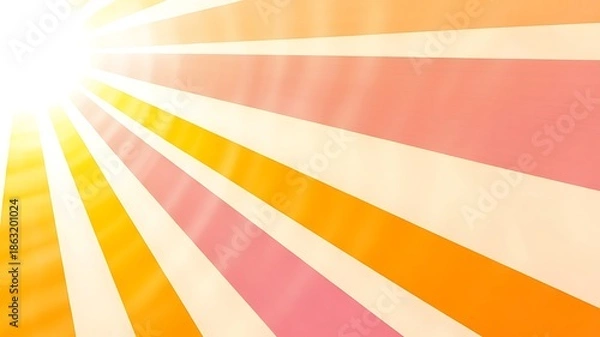 Obraz Abstract Colorful Sun Rays