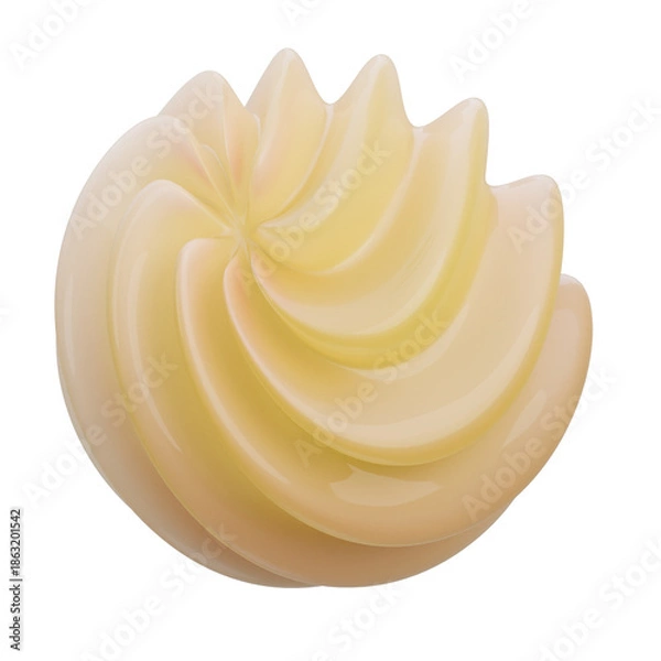 Obraz 3d abstract shape illustration