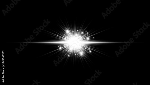 Obraz Modern Cinematic Light Flare Overlay