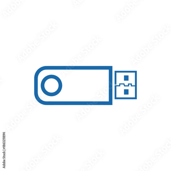 Obraz usb flash drive icon