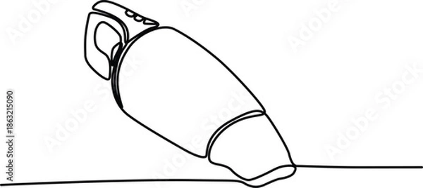 Obraz Ski jumper in mid-air Vector