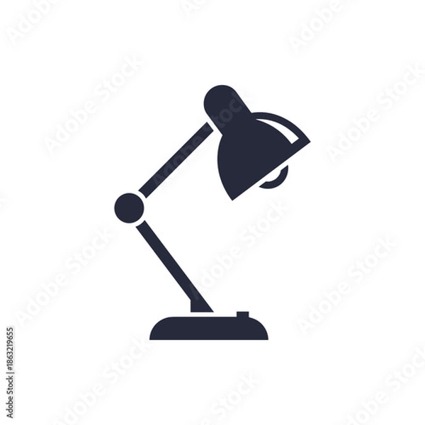 Obraz desk lamp icon