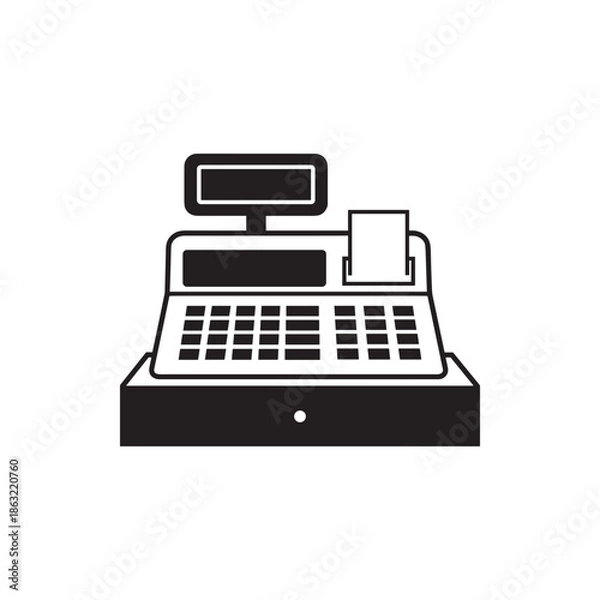 Obraz cash register icon