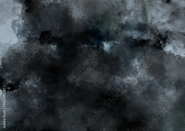 Obraz 抽象的　水墨画　背景素材