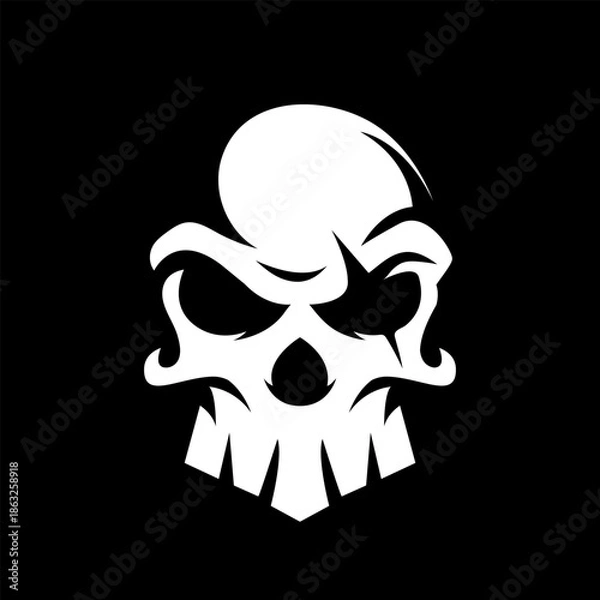 Obraz Skull Head Premium Logo Design