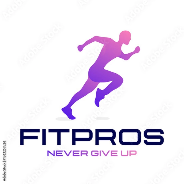 Obraz Runner Premium Logo Design