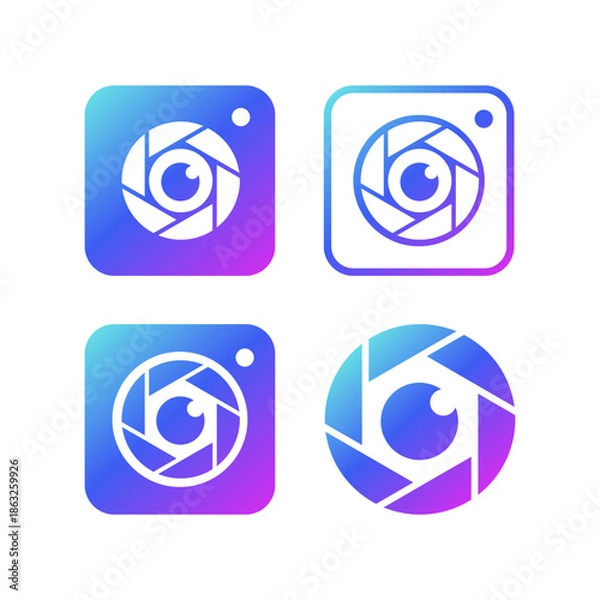 Obraz Camera Lens Premium Logo Design