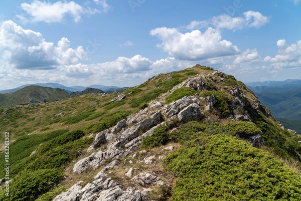 Obraz The Balkan mountain ridge