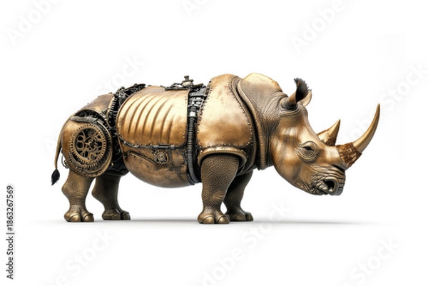 Obraz Steanpunk Rhino