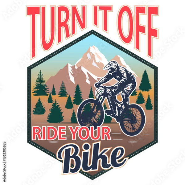 Obraz Find Your Path Ride Beyond Limits