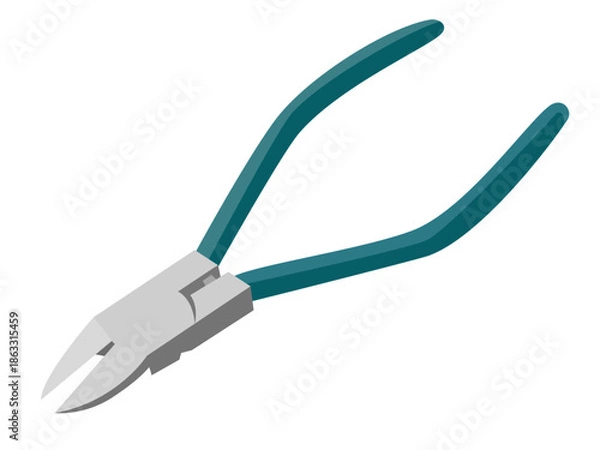 Obraz ニッパーのイラスト / Diagonal Cutting Pliers Illustration