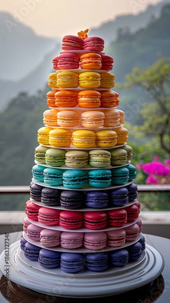 Fototapeta Macaron