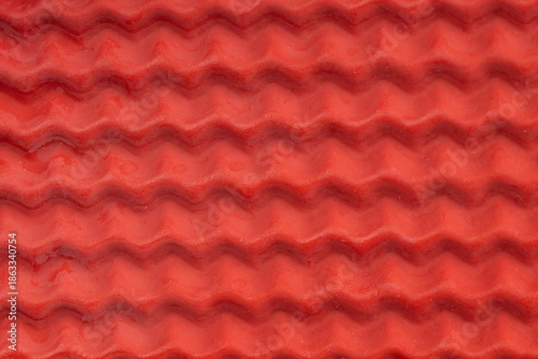 Obraz Red Wavy Rubber Texture Background