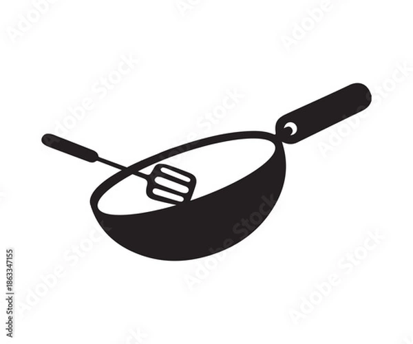 Obraz frying pan icon