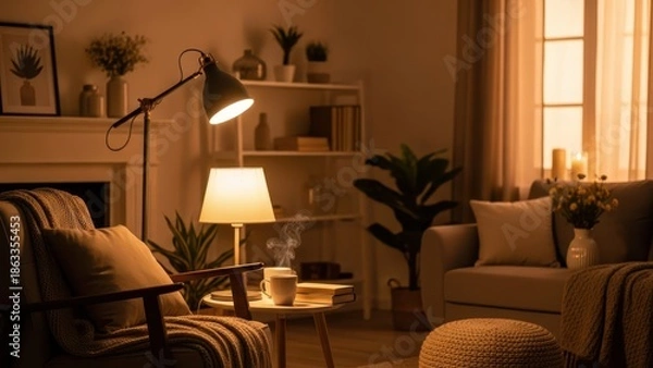 Obraz living room interior