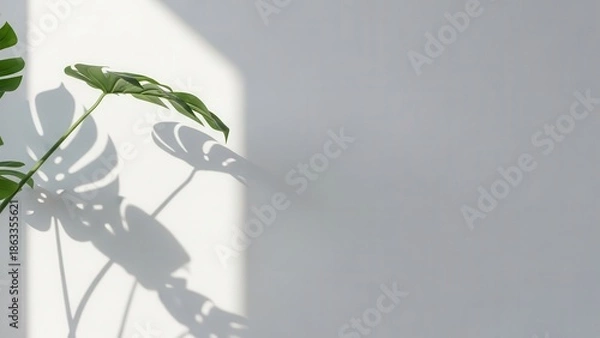 Obraz green leaf in a vase