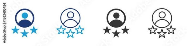 Obraz Expert icon set collection multi-style.