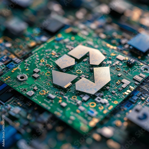 Fototapeta electronic circuit board