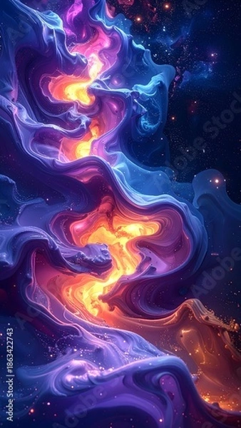 Obraz Vortex of Cosmic Light