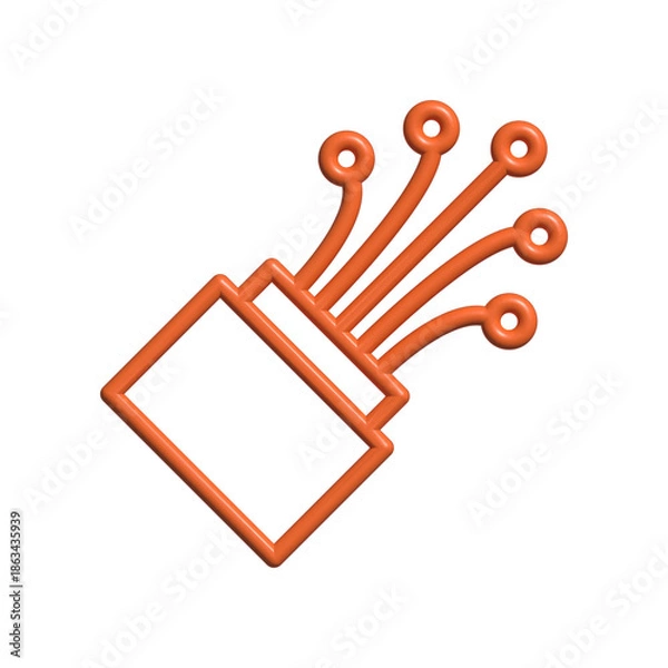 Obraz Cable icon design template