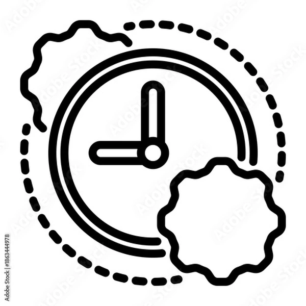 Fototapeta folder icon, line icon style