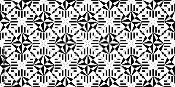 Fototapeta Seamless Transparent Art Deco Geometric Pattern Template