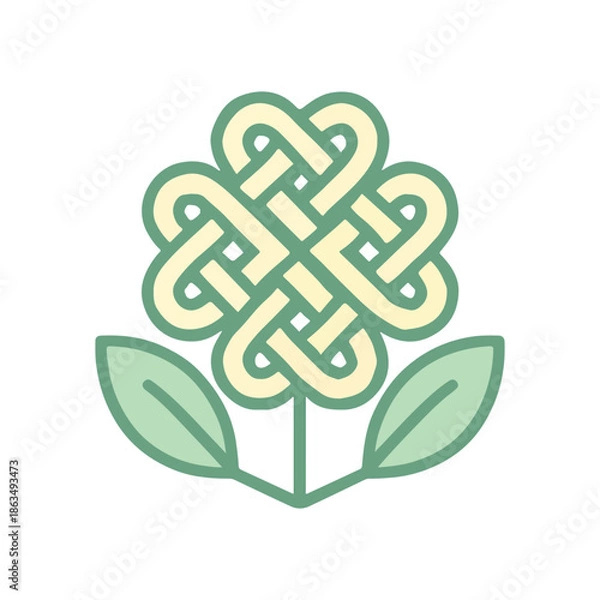 Obraz Celtic cross ornament vector