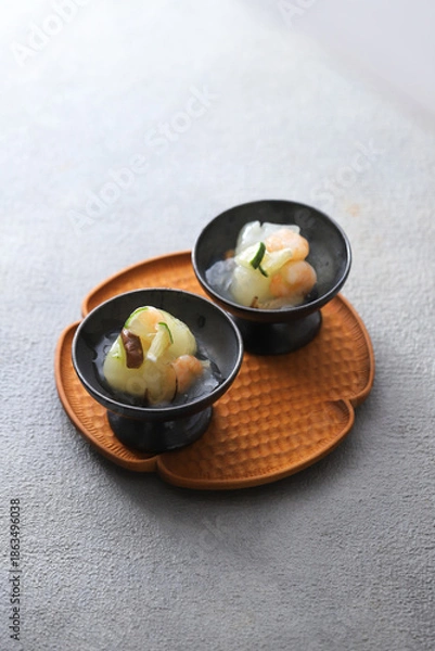 Obraz 冬瓜と海老のくず煮