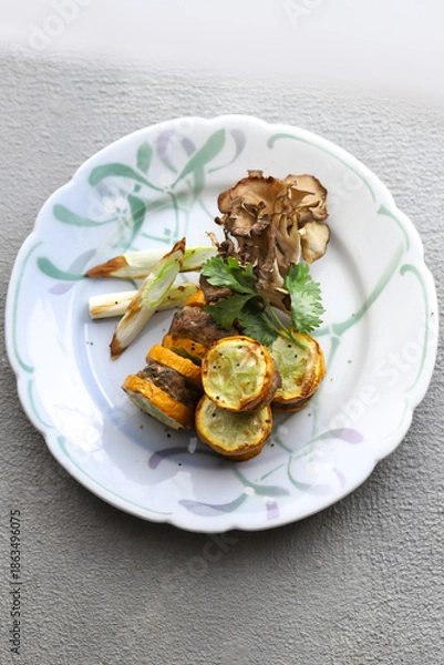 Obraz ズッキーニの肉挟み