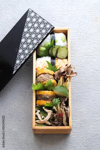Obraz 日本の手作り和風弁当