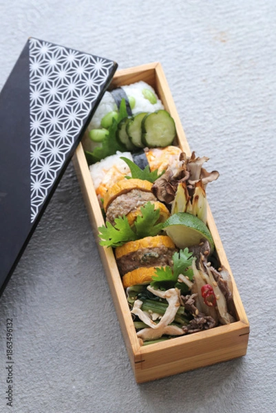 Obraz 日本の手作り和風弁当