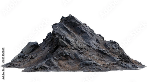 Obraz Isolated Rocky Mountain Peak 