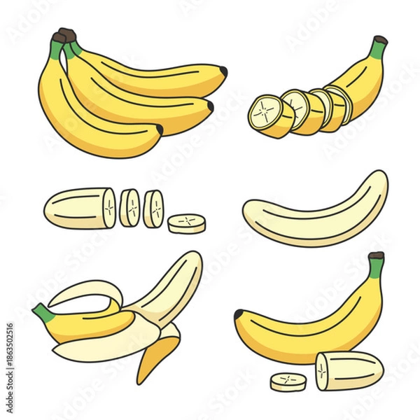 Obraz Banana illustration