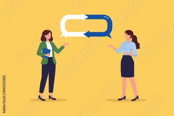 Obraz People Talking Communication